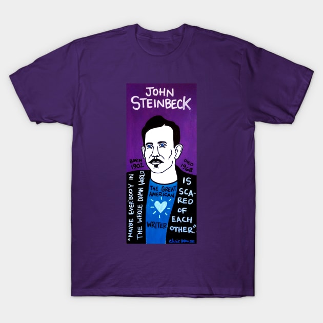 John Steinbeck T-Shirt by krusefolkart